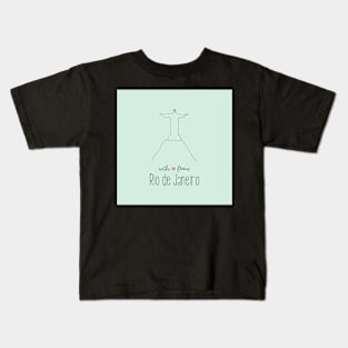 With Love from Rio de Janeiro Kids T-Shirt